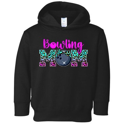 Bowling Mom Bowling Mama Of A Bowler Mother Funny Gift Toddler Hoodie