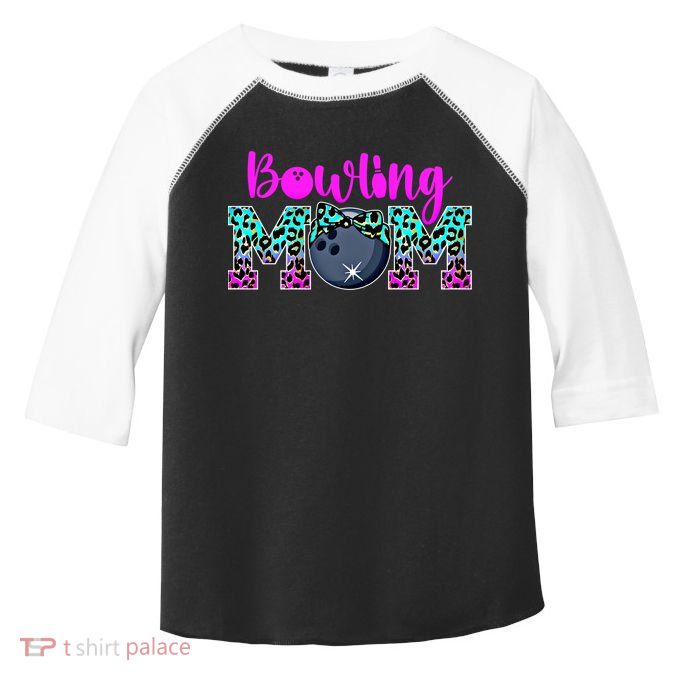 Bowling Mom Bowling Mama Of A Bowler Mother Funny Gift Toddler Fine Jersey T-Shirt