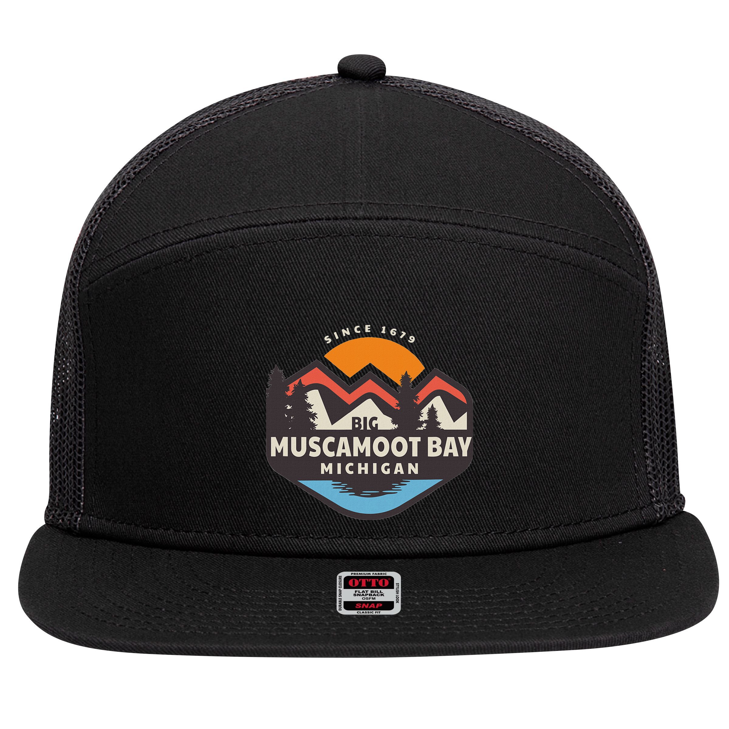 Big Muscamoot Bay 7 Panel Mesh Trucker Snapback Hat