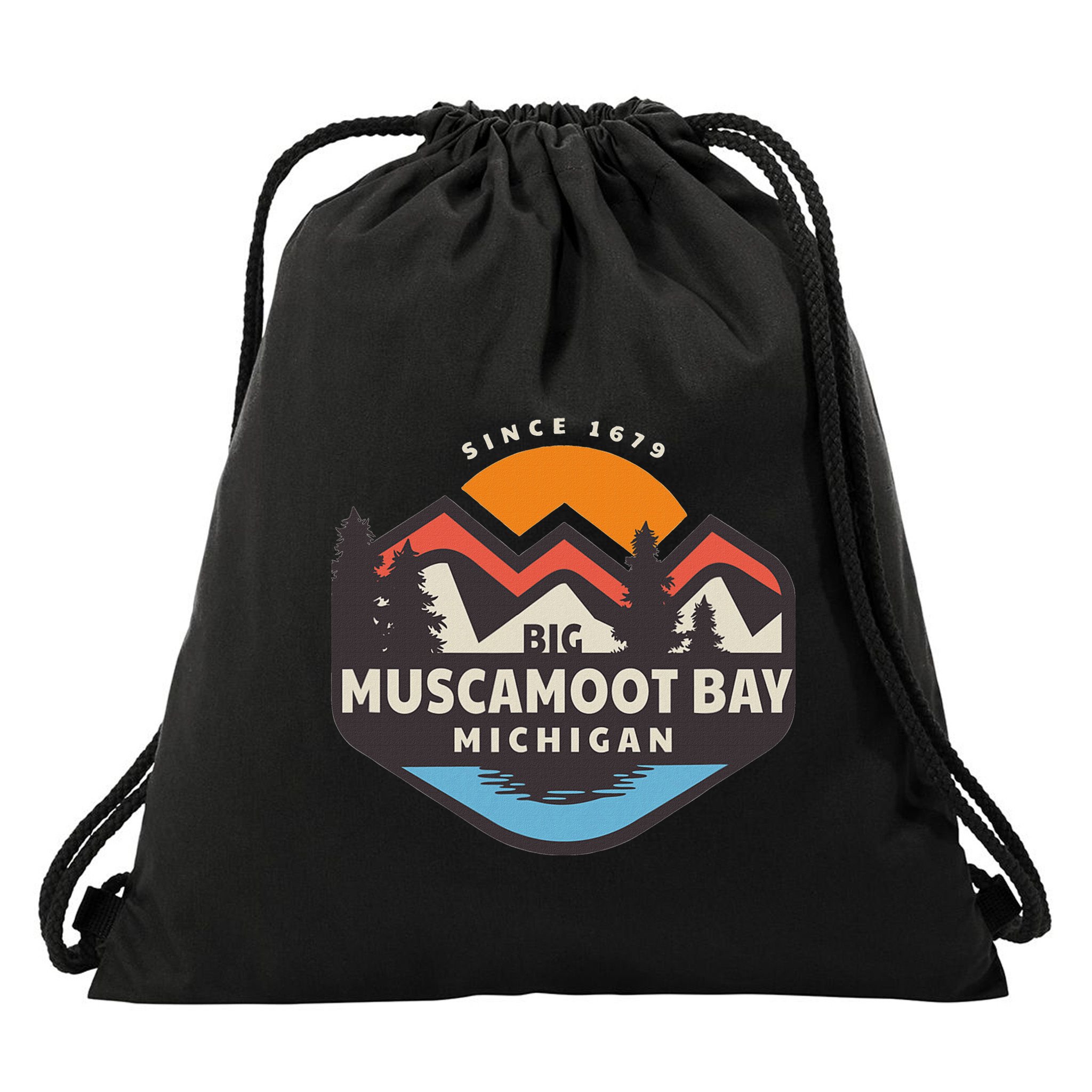 Big Muscamoot Bay Drawstring Bag