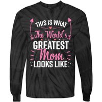 Best Mom Best Mother Tie-Dye Long Sleeve Shirt