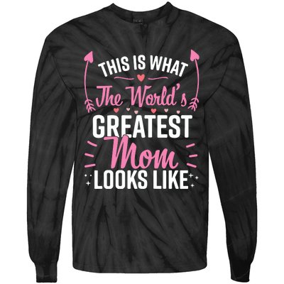 Best Mom Best Mother Tie-Dye Long Sleeve Shirt