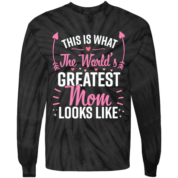 Best Mom Best Mother Tie-Dye Long Sleeve Shirt