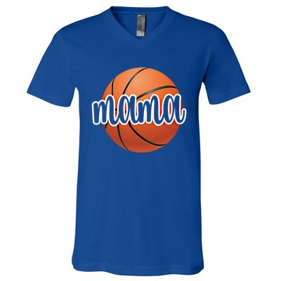 Basketball Mama Basketball Mom Of A Basketball Player Gift V-Neck T-Shirt