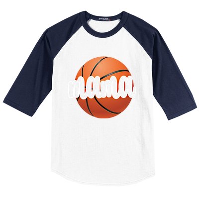 Basketball Mama Basketball Mom Of A Basketball Player Gift Baseball Sleeve Shirt