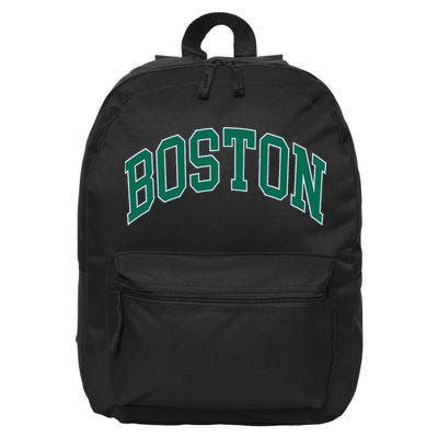 Boston Massachusetts 16 in Basic Backpack