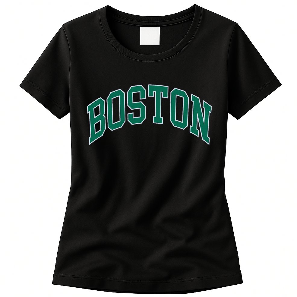 Boston Massachusetts Womens T-Shirt