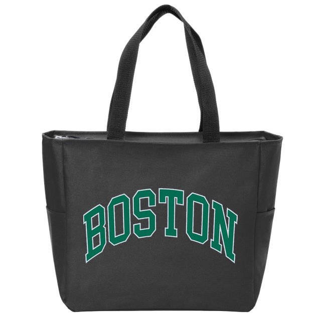Boston Massachusetts Zip Tote Bag