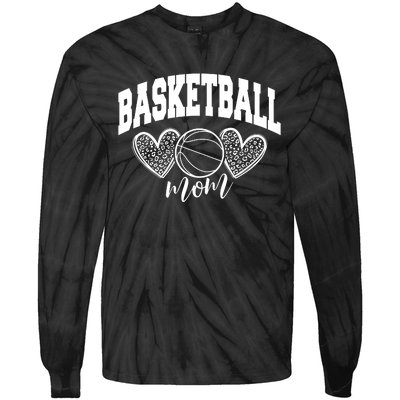 Basketball Mom Tie-Dye Long Sleeve Shirt