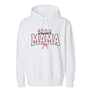 Baseball Mama Baseball Lover Team Family Garment-Dyed Fleece Hoodie