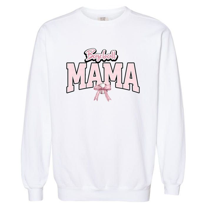 Baseball Mama Baseball Lover Team Family Garment-Dyed Sweatshirt