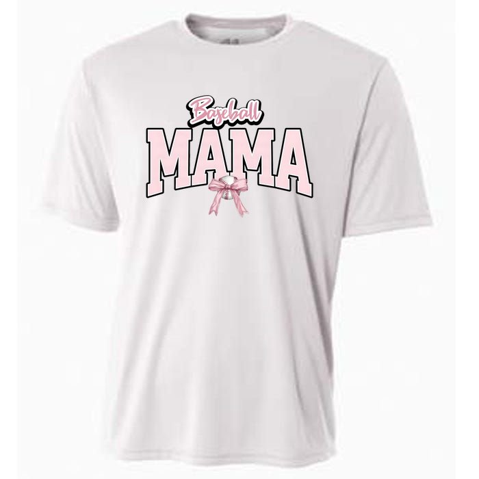 Baseball Mama Baseball Lover Team Family Cooling Performance Crew T-Shirt