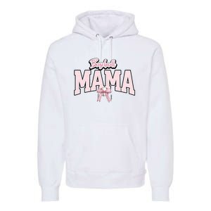 Baseball Mama Baseball Lover Team Family Premium Hoodie