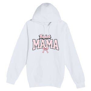 Baseball Mama Baseball Lover Team Family Premium Pullover Hoodie