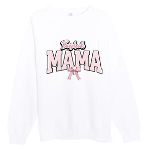 Baseball Mama Baseball Lover Team Family Premium Crewneck Sweatshirt