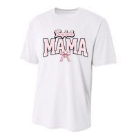 Baseball Mama Baseball Lover Team Family Performance Sprint T-Shirt