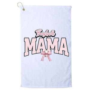 Baseball Mama Baseball Lover Team Family Platinum Collection Golf Towel