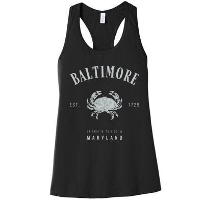 Baltimore Maryland Women's Racerback Tank