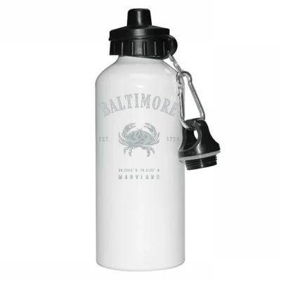 Baltimore Maryland Aluminum Water Bottle 