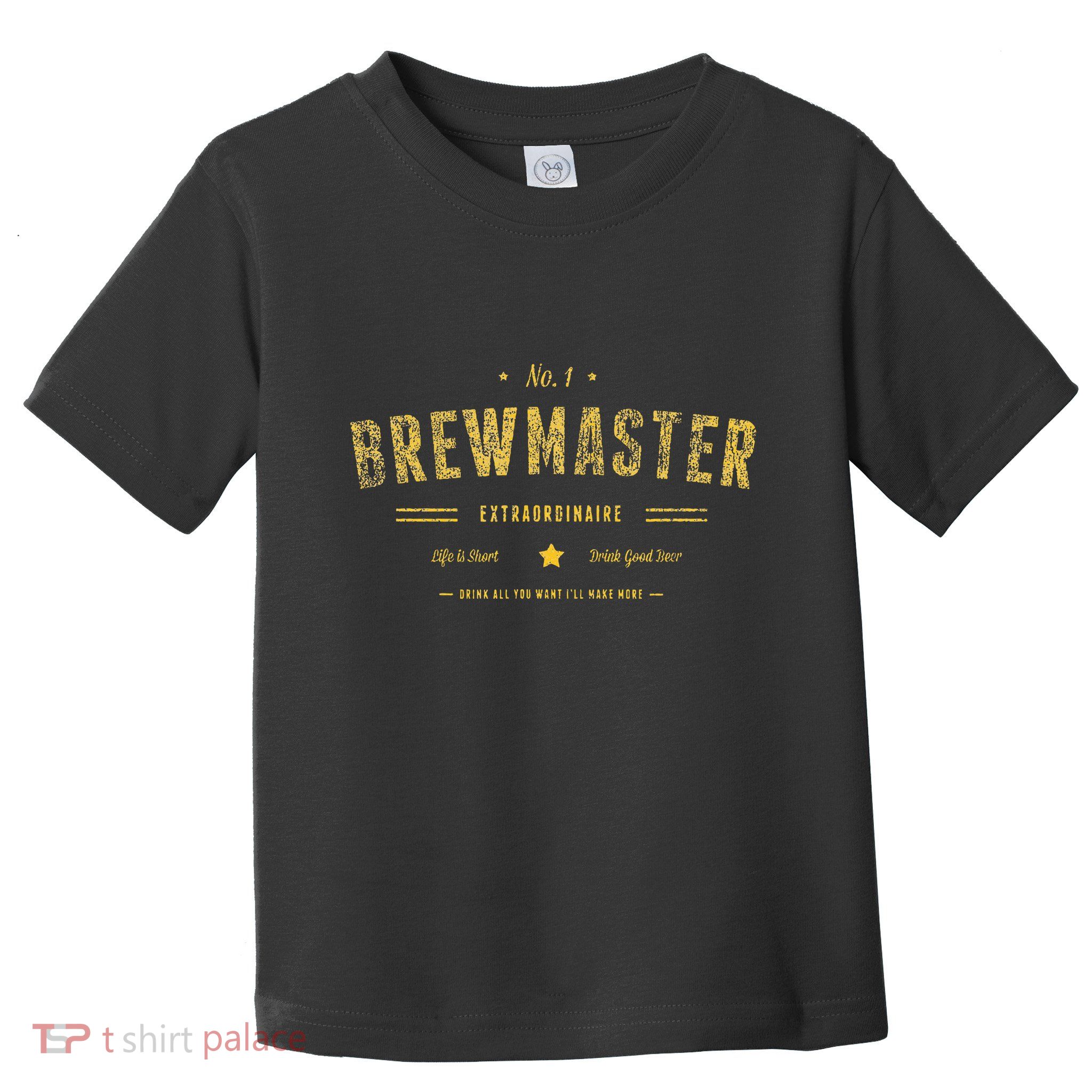 Brew Master Beer Brewing Homebrew Gift For Brewer Brewmaster Toddler T-Shirt