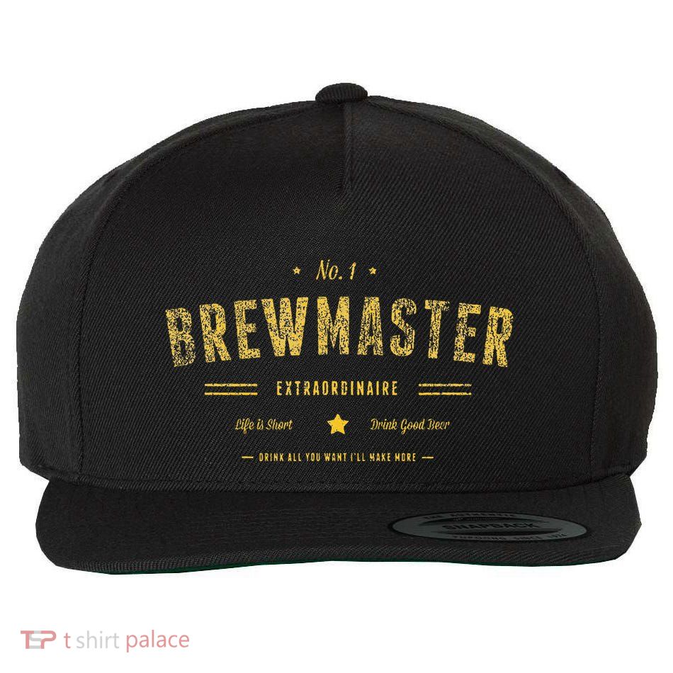 Brew Master Beer Brewing Homebrew Gift For Brewer Brewmaster Wool Snapback Cap