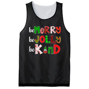 Be Merry Be Jolly Be Kind Merry Christmas Teacher Xmas Pjs Mesh Reversible Basketball Jersey Tank