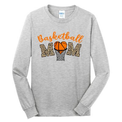 Basketball Mom Basketball Proud Mom Game Day Outfit Gift Tall Long Sleeve T-Shirt