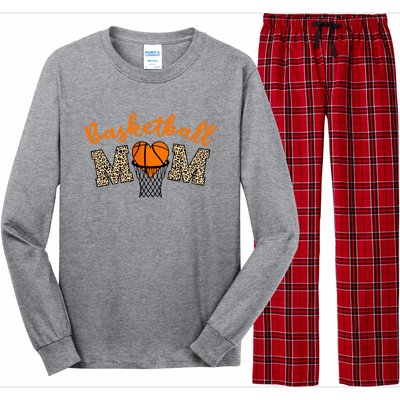 Basketball Mom Basketball Proud Mom Game Day Outfit Gift Long Sleeve Pajama Set