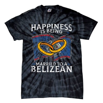 Belizean Marriage Belize Married Flag Wedded Culture Tie-Dye T-Shirt