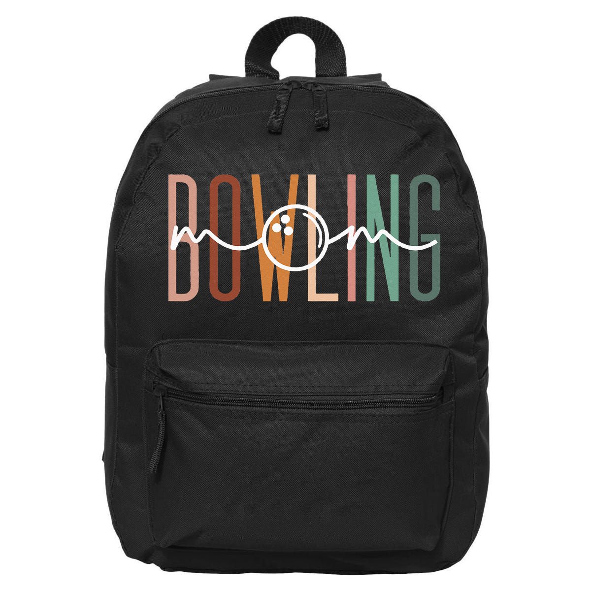 Bowling Mom Bowling Mama Cute Mom Life Bowling 16 in Basic Backpack