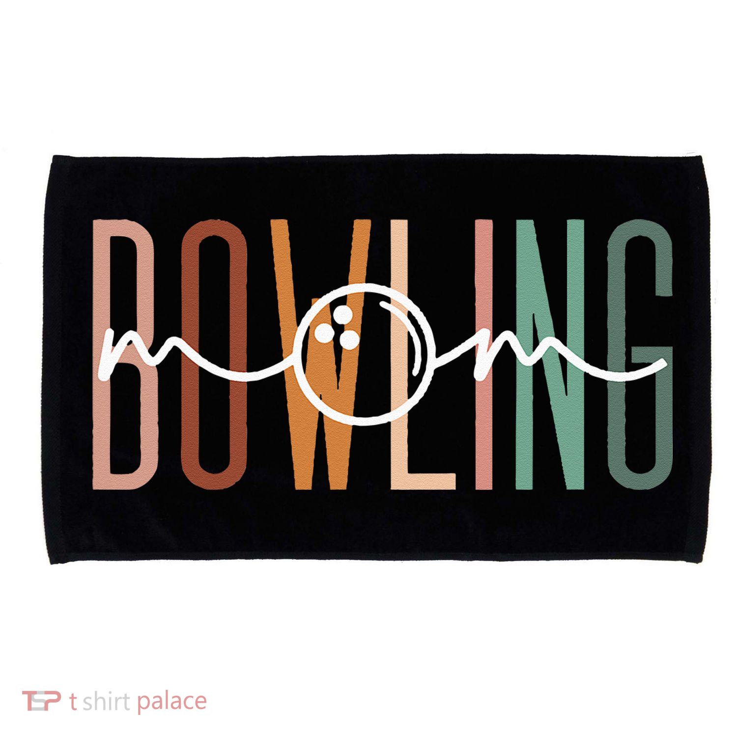Bowling Mom Bowling Mama Cute Mom Life Bowling Microfiber Hand Towel