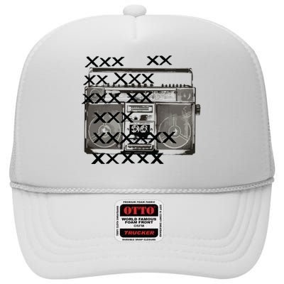 Bass Masters Boombox High Crown Mesh Back Trucker Hat