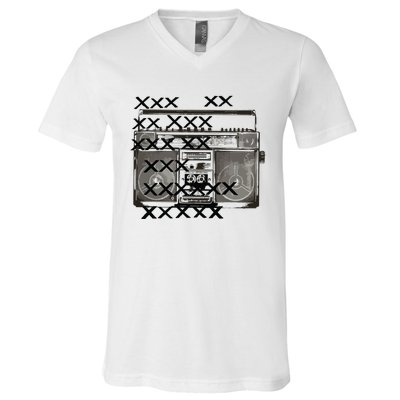 Bass Masters Boombox V-Neck T-Shirt