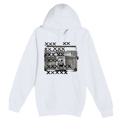 Bass Masters Boombox Premium Pullover Hoodie