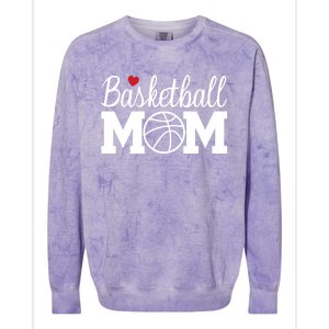 Basketball Mom Basketball Mom Life Game Day Cheer Mom Cool Gift Colorblast Crewneck Sweatshirt