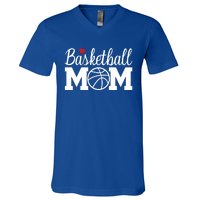 Basketball Mom Basketball Mom Life Game Day Cheer Mom Cool Gift V-Neck T-Shirt