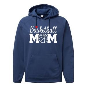 Basketball Mom Basketball Mom Life Game Day Cheer Mom Cool Gift Performance Fleece Hoodie