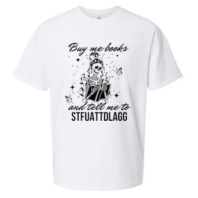 Buy Me Books And Tell Me To Stfuattdlagg Sueded Cloud Jersey T-Shirt