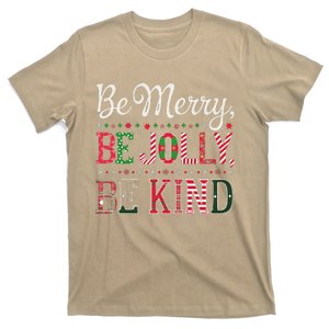 Be Merry Be Jolly Be Kind Merry Christmas Teacher Xmas T-Shirt