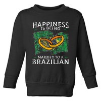 Brazilian Marriage Brazil Married Flag Wedded Culture Toddler Sweatshirt