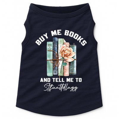 Buy Me Books And Tell Me To STFUATTDLAGG Spicy Book Lover Doggie Tank