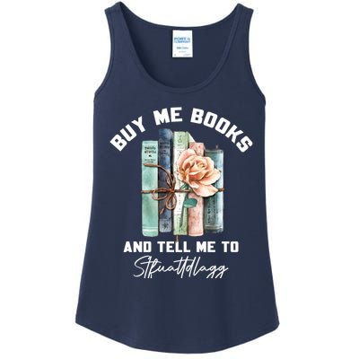 Buy Me Books And Tell Me To STFUATTDLAGG Spicy Book Lover Ladies Essential Tank