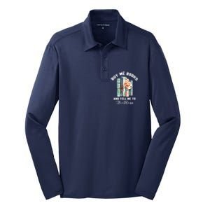 Buy Me Books And Tell Me To STFUATTDLAGG Spicy Book Lover Silk Touch Performance Long Sleeve Polo