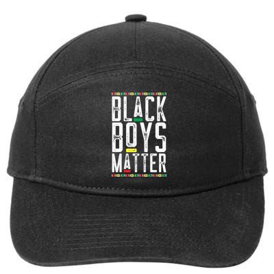 Black Matter Black African American Lives Matter Gift 7-Panel Snapback Hat