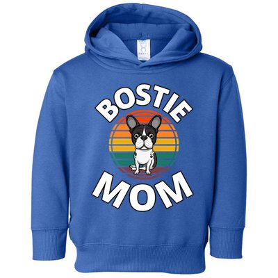 Bostie Mom Boston Terrier Dog Mother Puppy Lover Dogs Doggie Gift Toddler Hoodie