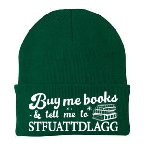 Buy Me Books And Tell Me To STFUATTDLAGG Funny Smut Reader Knit Cap Winter Beanie