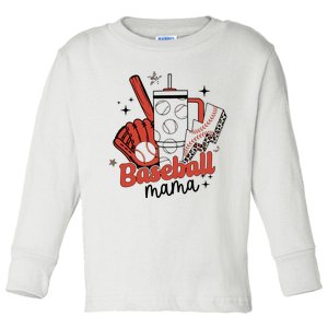 Baseball Mama Toddler Long Sleeve Shirt