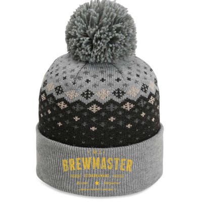 Brew Master Beer Brewing Homebrew Gift For Brewer Brewmaster Great Gift The Baniff Cuffed Pom Beanie