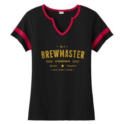 Brew Master Beer Brewing Homebrew Gift For Brewer Brewmaster Great Gift Ladies Halftime Notch Neck Tee