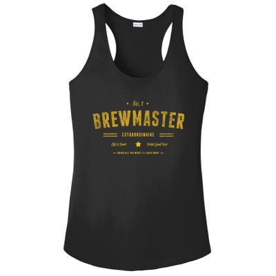 Brew Master Beer Brewing Homebrew Gift For Brewer Brewmaster Great Gift Ladies PosiCharge Competitor Racerback Tank